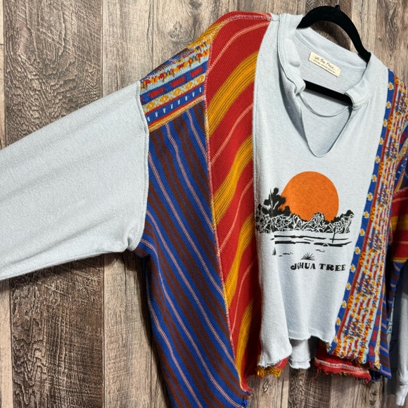 We The Free- Joshua Tree Boho Crop Long Sleeve Top- Sz. XS - Picture 2 of 13
